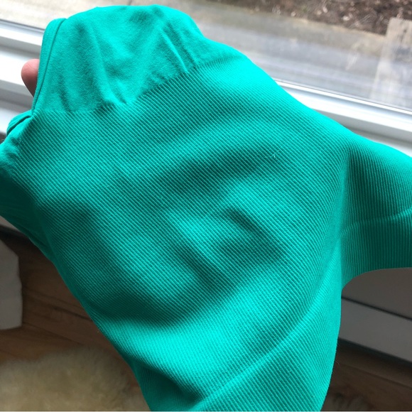 Free People ribbed v neck brami green - Picture 8 of 9